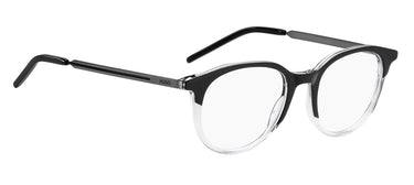 Premium Men Hugo Eyeglasses: HG 1126 - Black Grey(2) - SpecSMART Eye Clinic (Diagonal View)